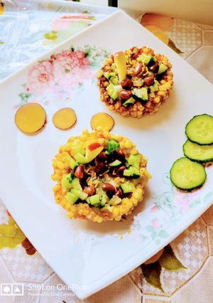 A picture of Falahari Katori Chaat.
