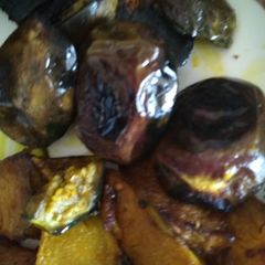 A picture of Brinjal fry.