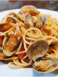 Una foto de Spaghetti alla Vongole