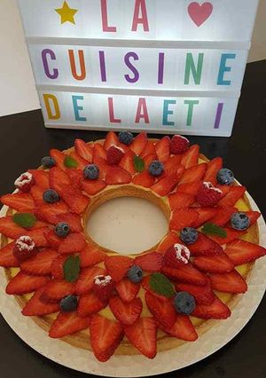 Une photo de Tarte aux fraises