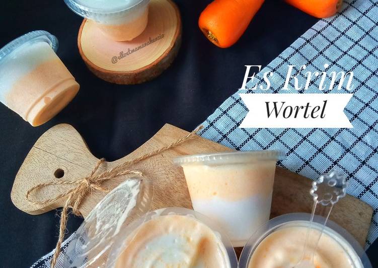 Resep Es Krim Wortel yang bikin betah