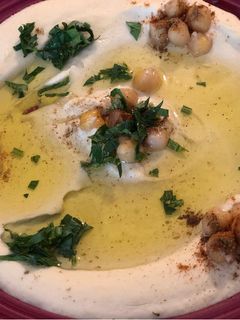 صورة لوصفة حُمُّص فلسطيني
