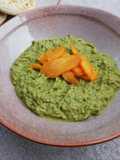 Baba Ganoush al perejil o paté vegano de berenjena
