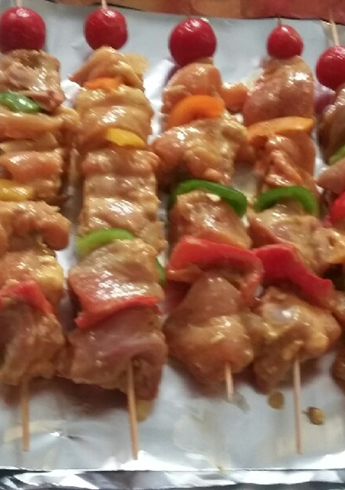 عکسی از دستور جوجه کباب در فر
