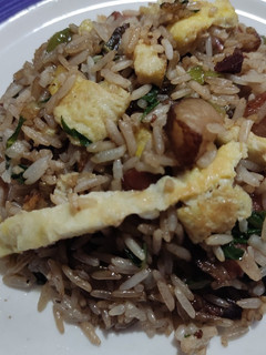 Una foto de Arroz frito a mi manera
