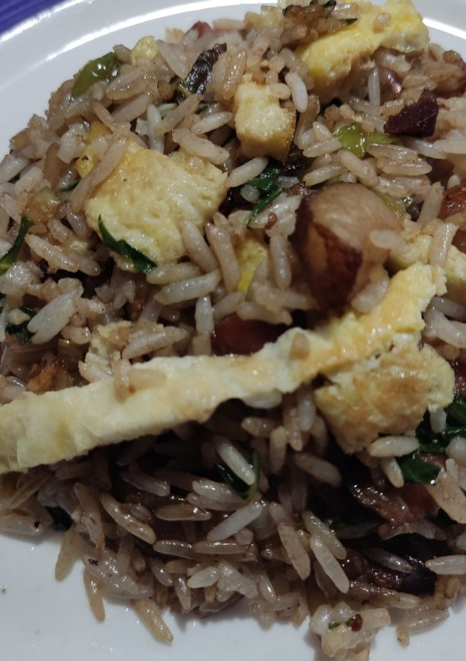 Una foto de Arroz frito a mi manera