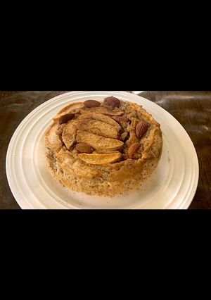 Hình của món Bánh táo hạnh nhân, eat clean, keto.