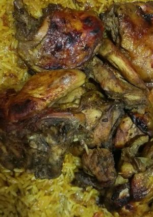 صورة لوصفة كبسه دجاج