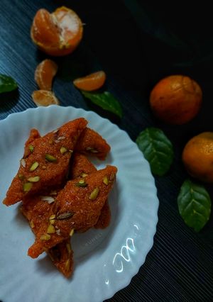 কমলা বরফি (orange barfi recipe in Bengali) রেসিপির প্রধান ছবি