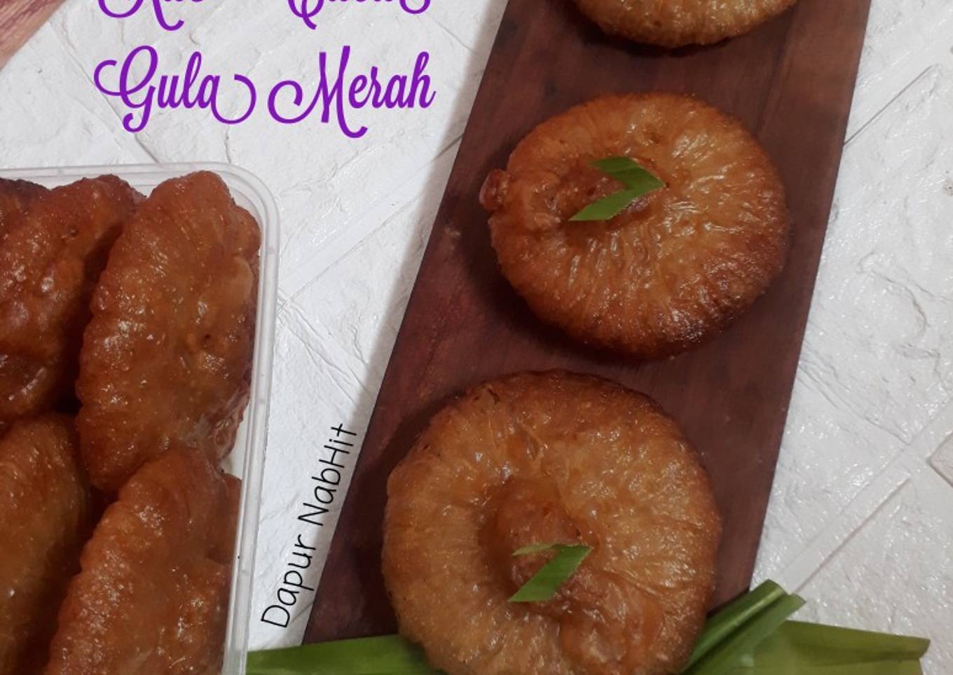 Kue Cucur Gula Merah