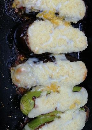 Una foto de Berenjenas y Zuchinnis rellenos