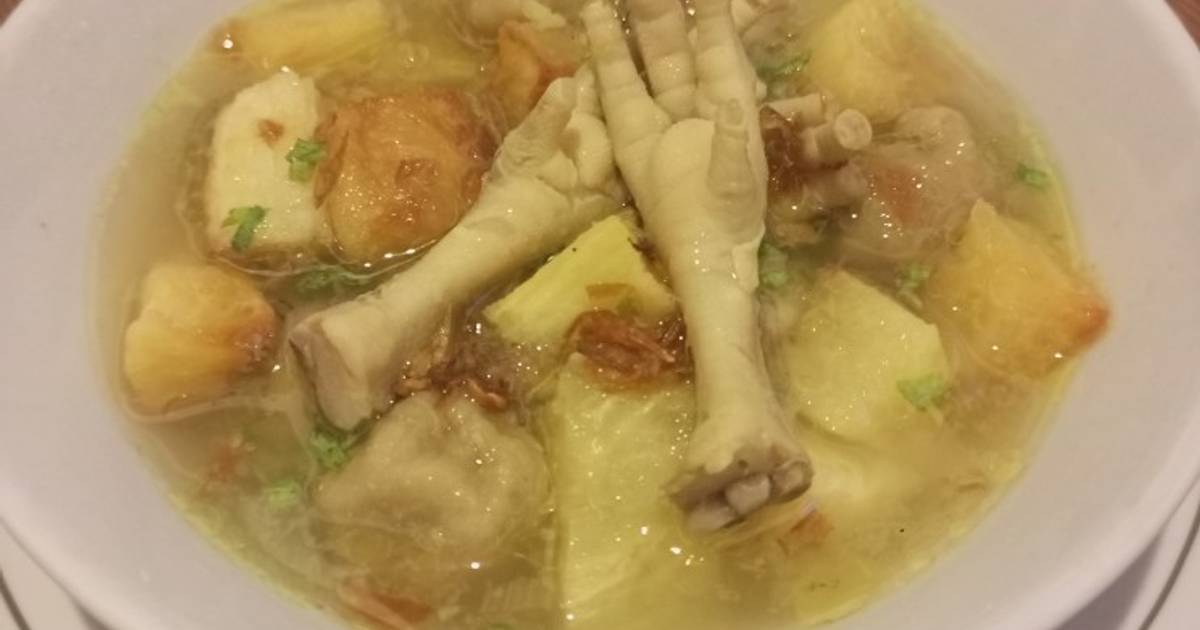 Resep Sop Singkong Baso Ceker Oleh Fitzaki Kitchen Cookpad