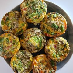 A picture of Healthy Gluten Free Egg Vege Muffins.