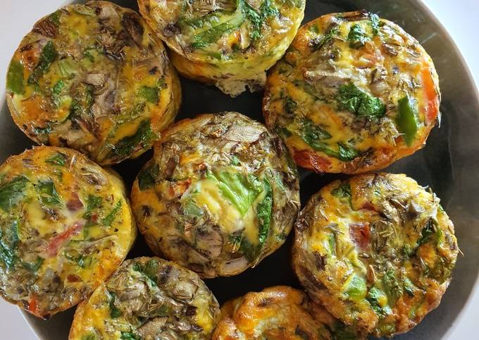 Healthy Gluten Free Egg Vege Muffins