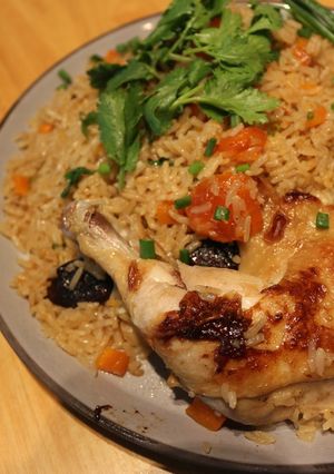รูปของ ข้าวอบไก่ #ทำเองอร่อยเอง