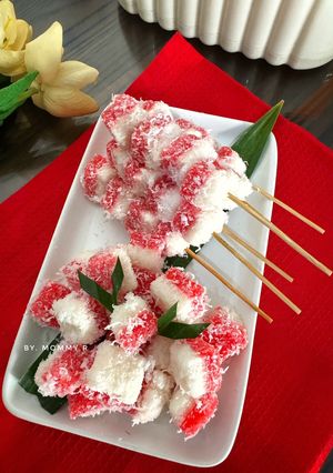 Foto resep Cenil Singkong (merah putih)
