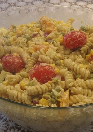 Majonézes tésztasaláta recept fotója