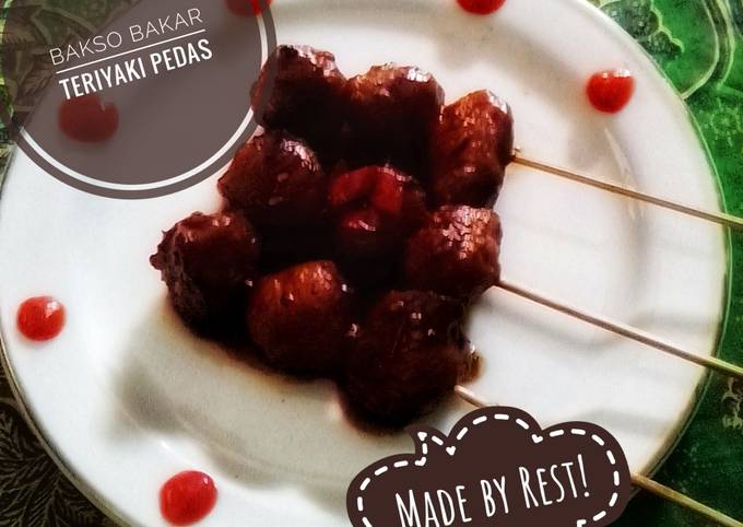 Resep Bakso Bakar Teriyaki Pedas🍢🎉😋 Oleh Restea Cookpad