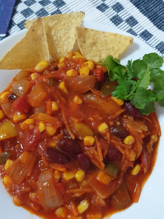 Una foto de Chili vegano 🤤