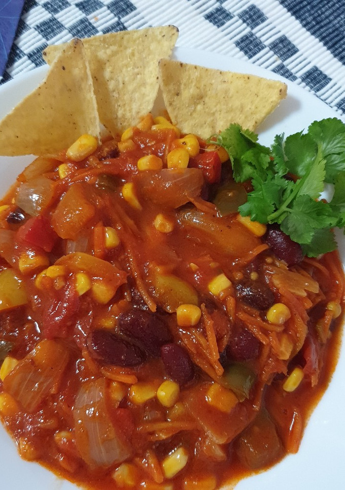Una foto de Chili vegano 🤤
