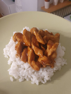 Una foto de Pollo con salsa teriyaki express