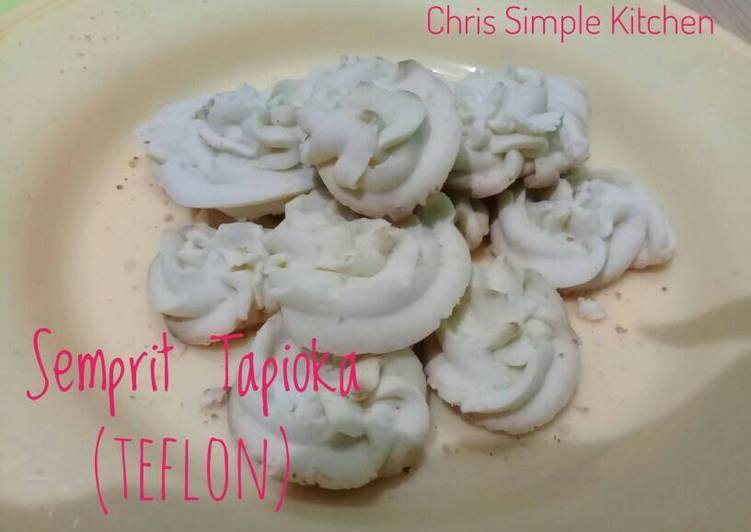 Cara Gampang Menyiapkan Kue Semprit Tapioka (Teflon) 😊 yang Bikin Ngiler
