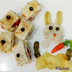 Mini Tea party Sandwiches☕🥳🥪 A picture of Mini Tea party Sandwiches☕🥳🥪.