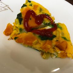 A picture of Vegetable omlet.