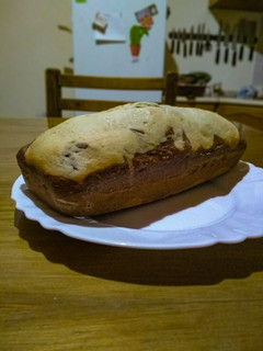 Una foto de Budín marmolado. Fácil, económica y rico