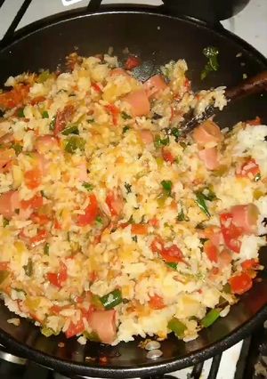 Una foto de Arroz Con Vegetales Al Wok