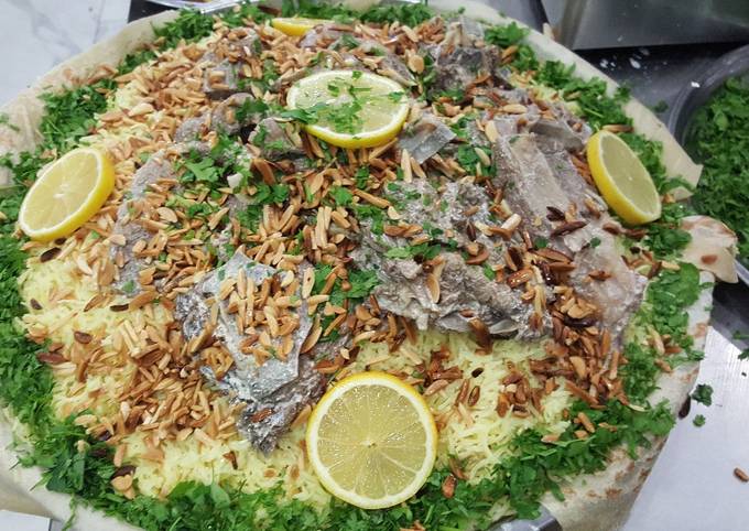 منسف اردني بالجميد الكركي واللحم البلدي بالصور من الشيف ابوالنور الملكي كوكباد