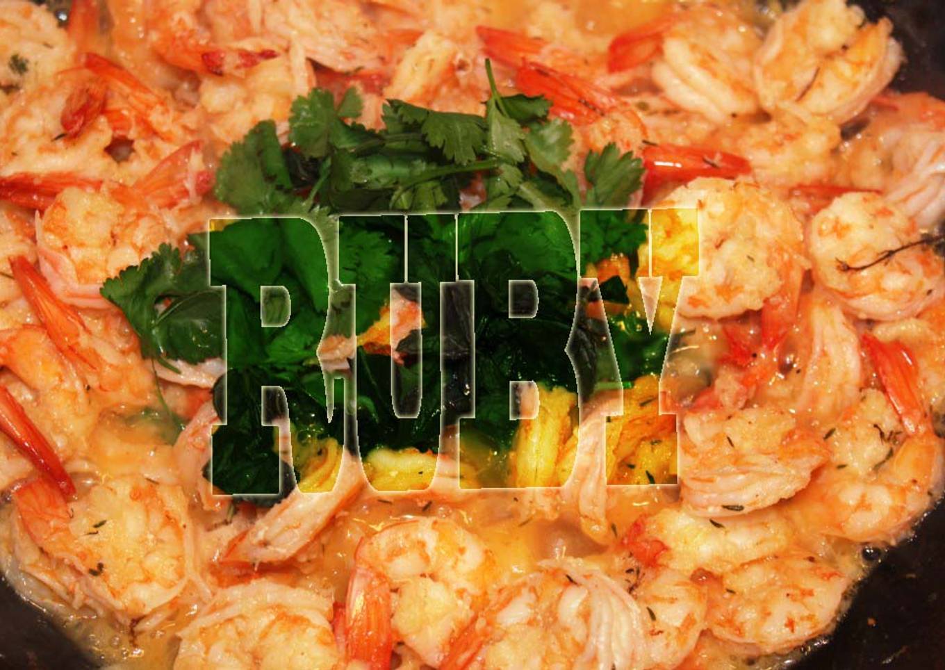 Des crevettes aux beurres, ails et citrons