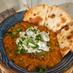 A picture of Lentil Dahl.
