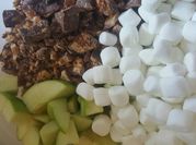 A picture of snickers salad