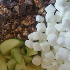 A picture of Candy Apple Salad.