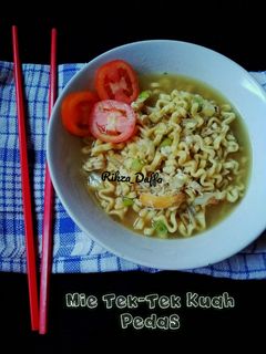 Foto resep Mie Tek-Tek Kuah Pedas