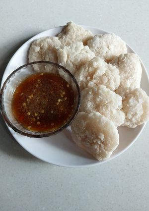 Foto resep Cireng salju bumbu rujak
