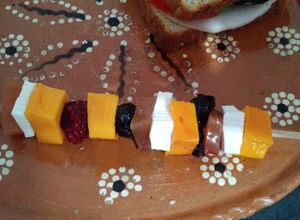 Una foto de Brocheta de ate 🍢