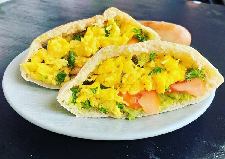 Simple Way to Cook Favorite Breakfast Pita Pockets
