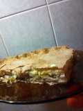 Tarta integral c/arvejas y huevo 🍳
