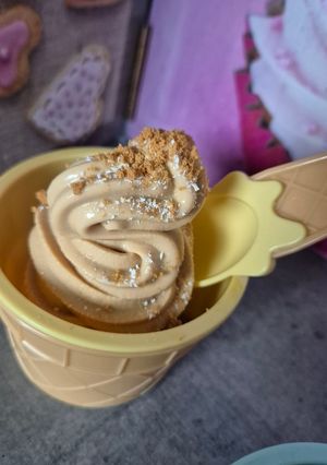 Une photo de Glace italienne spéculoos au ninja swirl 😃
