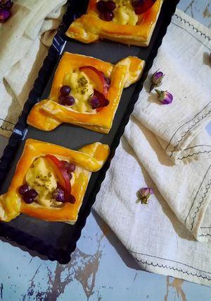 عکسی از دستور شیرینی کاستارد دانمارکی