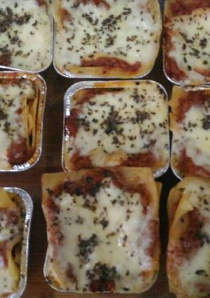 Foto resep Home made mini lasagna Kukus