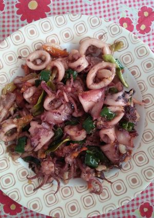 Foto resep Oseng cumi cabe ijo