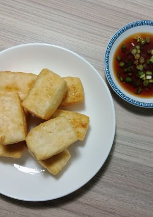 Hình của món Đậu hủ chiên giòn.