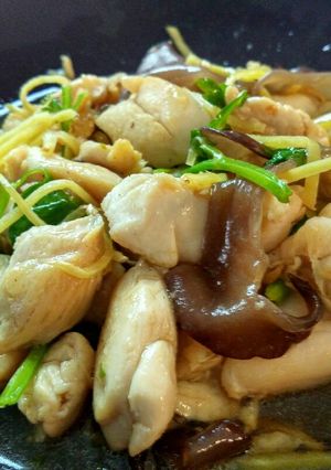 รูปของ ไก่ผัดขิง