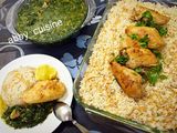 سبانخ ورز مع الدجاج