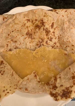 A picture of Puran Poli.