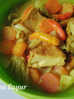Foto resep Kari Tahu Sayur