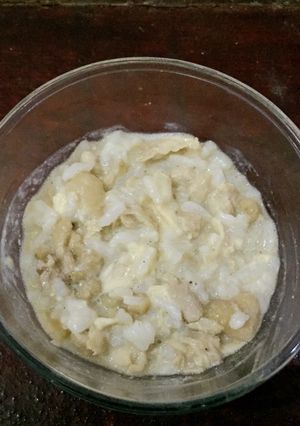 Foto resep Rice chicken creamy soup Mpasi 9 bulan
